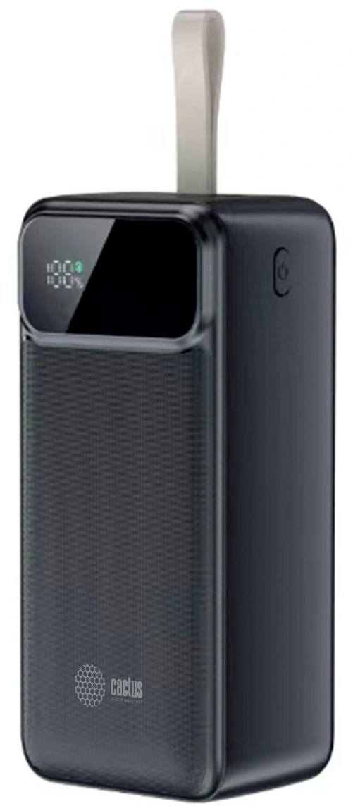 Мобильный аккумулятор Cactus CS-PBFSND-40000 40000mAh 65W 3A USB-A/USB-C черный