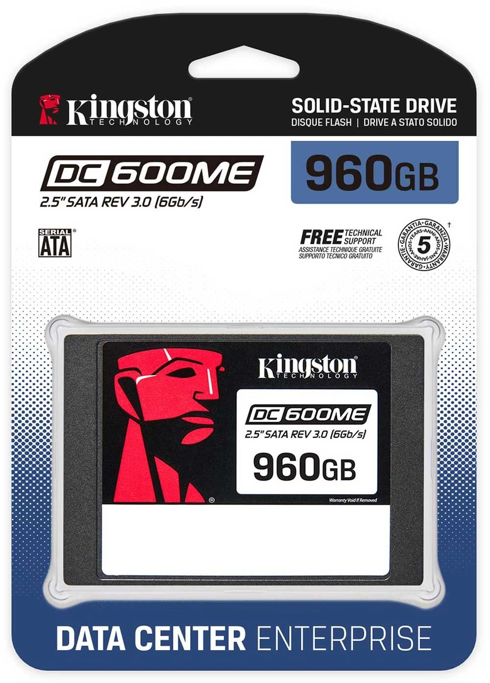 Накопитель SSD Kingston SATA-III 960GB SEDC600ME/960G DC600M 2.5
