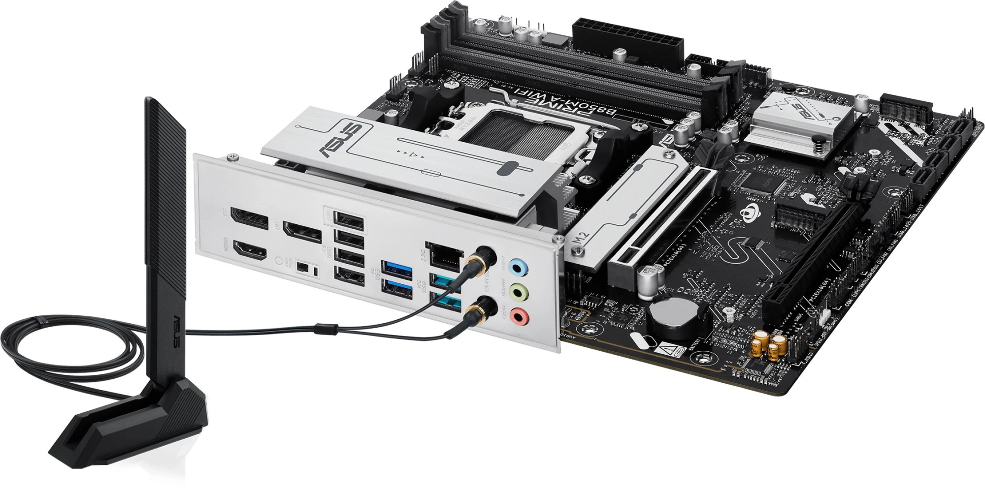 Материнская плата Asus PRIME B850M-A WIFI Socket AM5 AMD B850 4xDDR5 mATX AC`97 8ch(7.1) 2.5Gg RAID+VGA+HDMI+DP