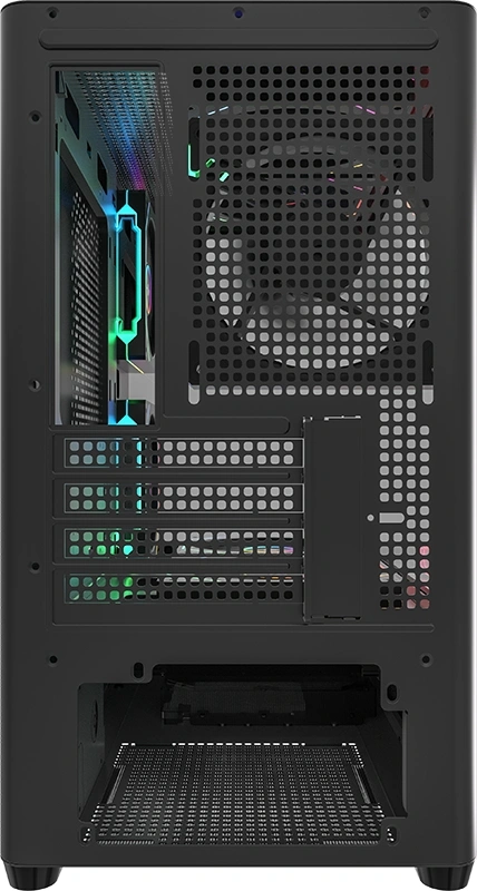 Корпус Formula Crystal U1M Cosmic черный без БП mATX 4x120mm 2x140mm 1xUSB2.0 1xUSB3.0 audio bott PSU