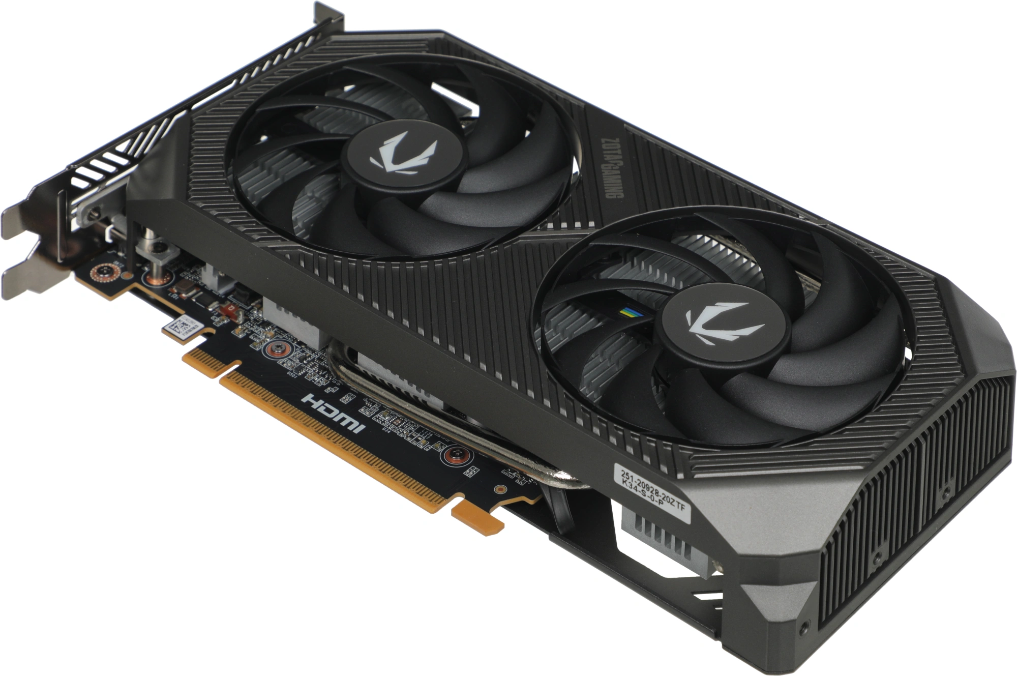 Видеокарта Zotac PCI-E 5.0 RTX 5060 TWIN EDGE NVIDIA GeForce RTX 5060 8Gb 128bit GDDR7 2497/28000 HDMIx1 DPx3 HDCP Ret
