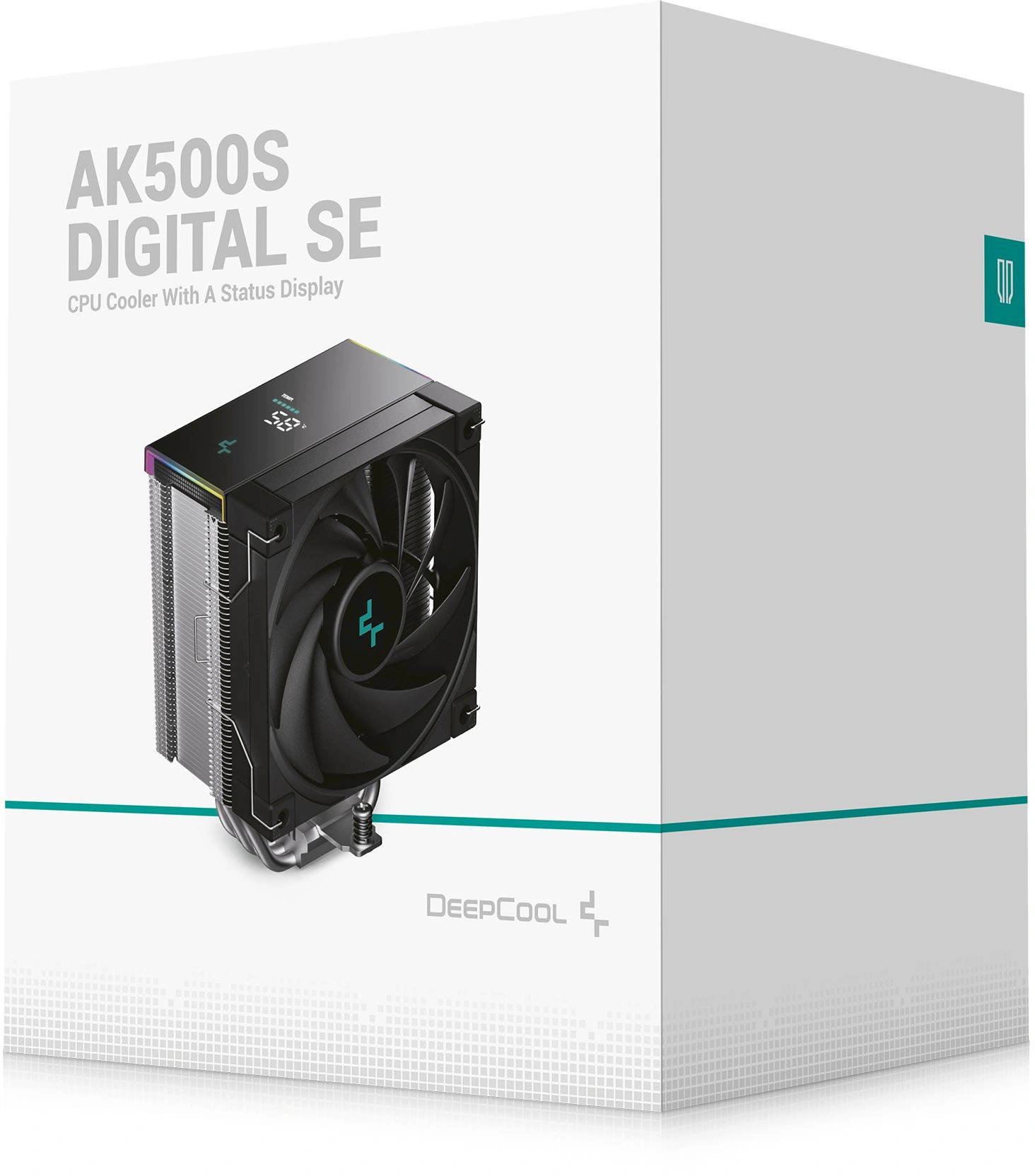 Устройство охлаждения(кулер) Deepcool AK500S Digital SE ARGB Soc-AM5/AM4/1200/1700/1851 черный 4-pin 28dB Al+Cu LCD 240W 864gr Ret (R-AK500S-BKADMN-GJD)