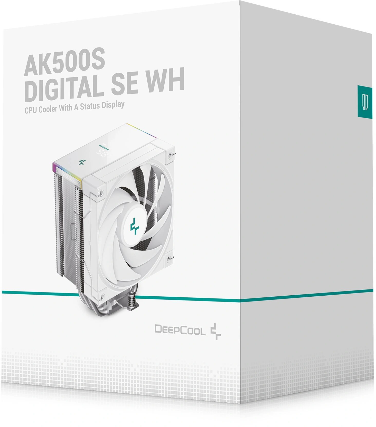 Устройство охлаждения(кулер) Deepcool AK500S Digital SE Wh ARGB Soc-AM5/AM4/1200/1700/1851 белый 4-pin 28dB Al+Cu LCD 240W 864gr Ret (R-AK500S-WHADMN-GJD)