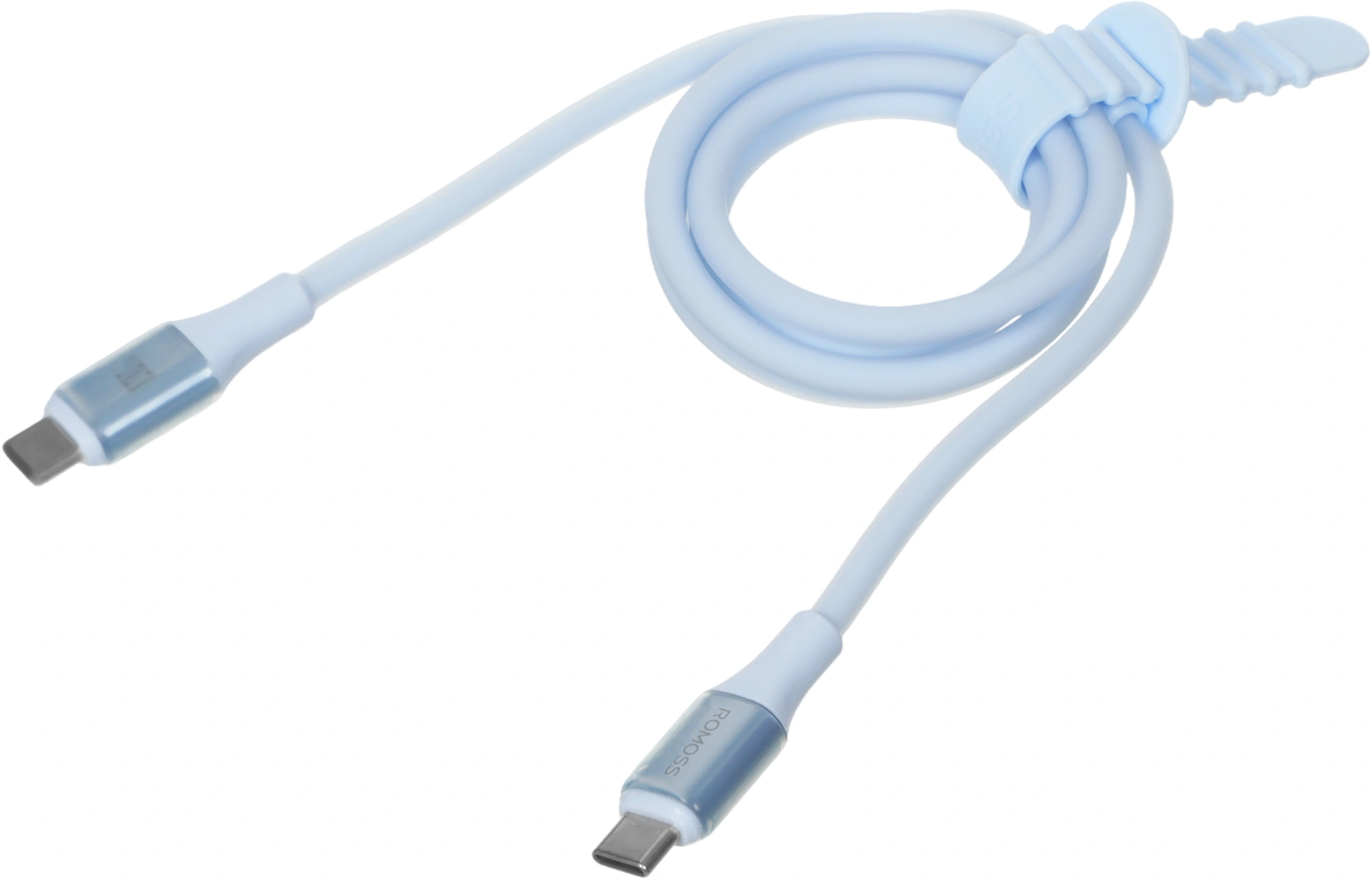 Кабель Romoss CB3241 USB Type-C (m)-USB Type-C (m) 1.2м голубой