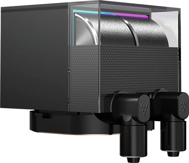 Система водяного охлаждения PcCooler DS360 Display ARGB Soc-AM5/AM4/1200/1700/1851 черный 4-pin 39.8dB Al LCD 310W Ret (DS360-BKAWXY-GL)