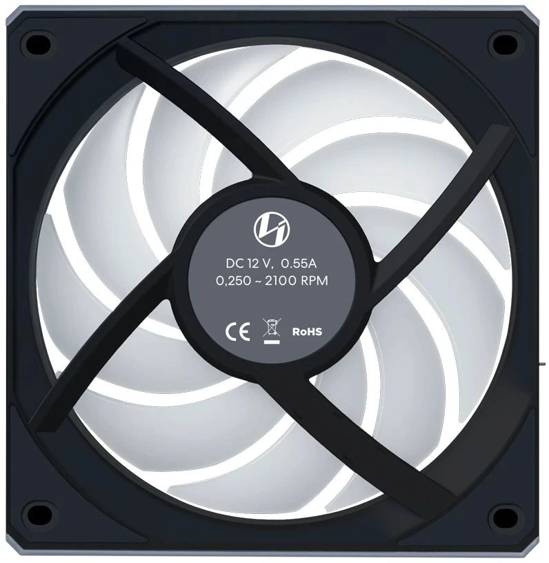 Вентилятор для корпуса Lian-Li Uni Fan CL Wireless 120 Reverse ARGB 124х120x28 черный 4-pin 30.8дБ (G99.12RCL1W1B.R0) Ret