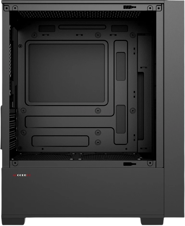 Корпус Accord ACC-1902 черный без БП mATX 7x120mm 2xUSB2.0 1xUSB3.0 audio bott PSU