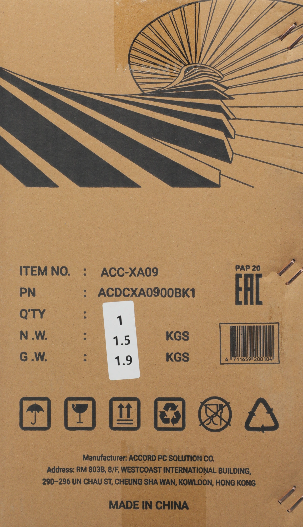 Корпус Accord ACC-XA09 черный без БП mATX 1x80mm 1x120mm 2xUSB2.0 1xUSB3.0 audio bott PSU