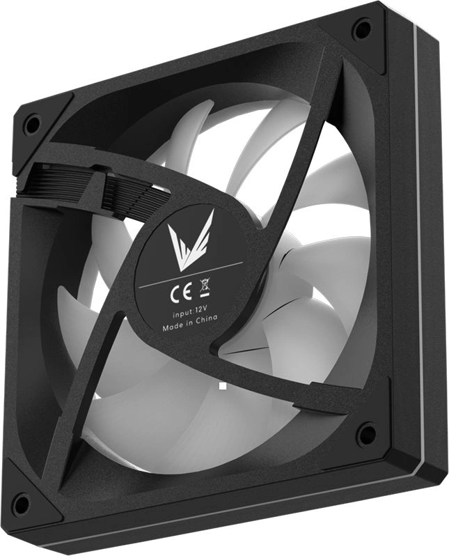 Вентилятор для корпуса Formula Floe Se 12 Reverse ARGB 120х120x25 черный 4-pin 27.5дБ (FLOE SE 12BK ARPW REVERSE) Ret