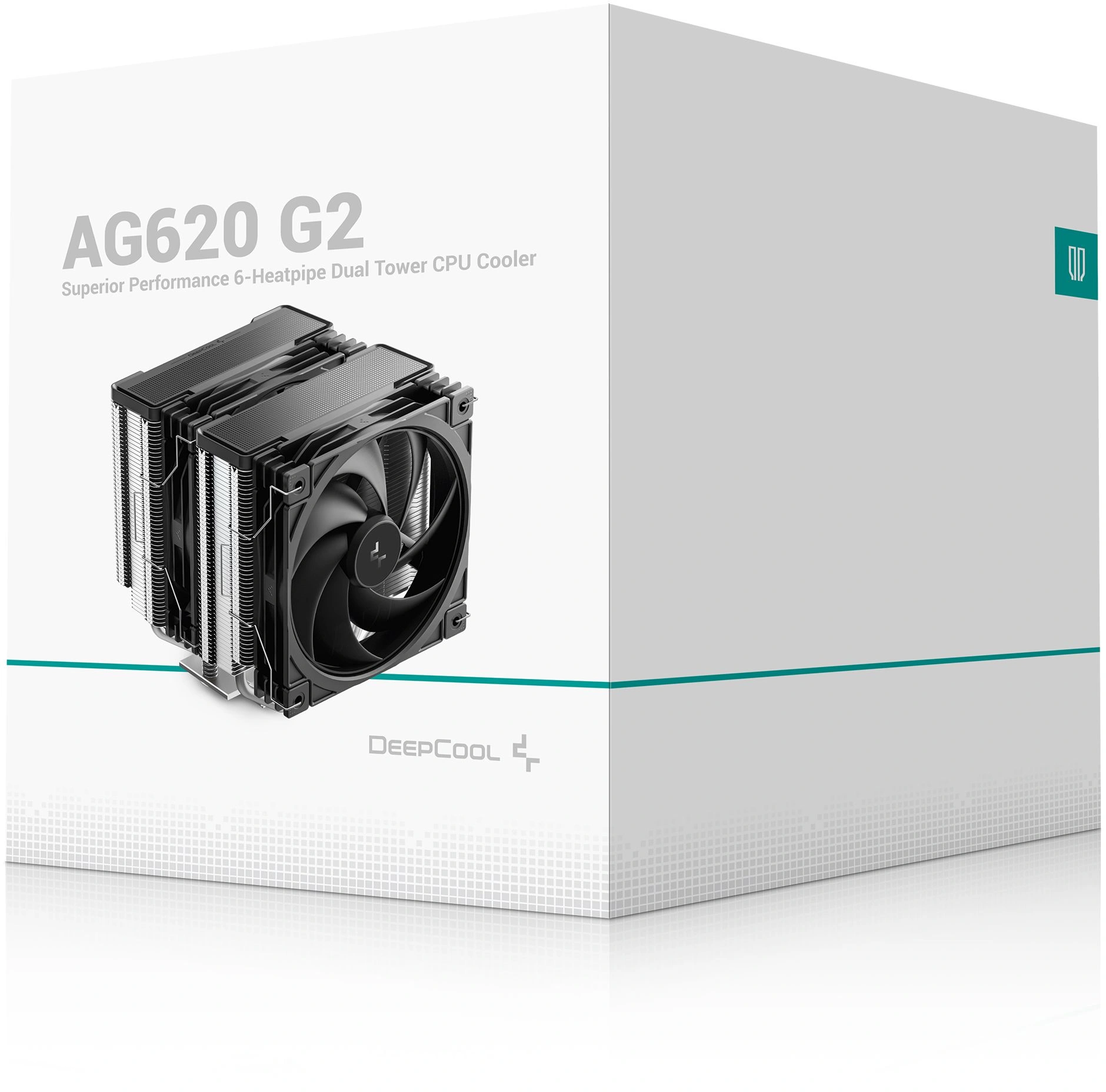 Устройство охлаждения(кулер) Deepcool AG620 G2 Soc-AM5/AM4/1200/1700/1851 серебристый/черный 4-pin 23.08-29.22dB Al+Cu 260W 1036gr Ret (R-AG620-BKNPMG2-G)