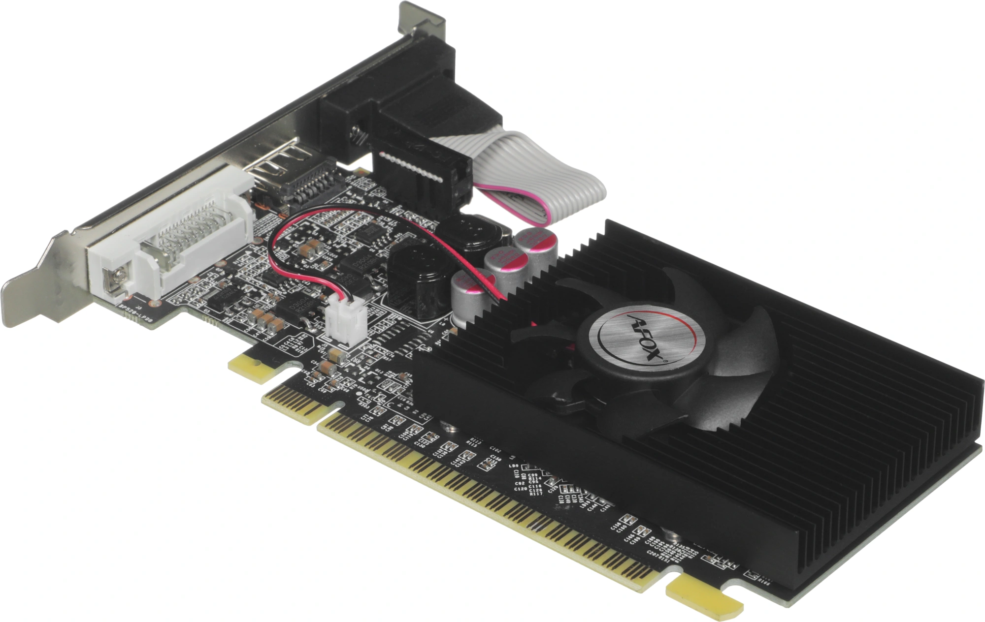 Видеокарта Afox PCI-E 3.0 AF610-2048D3L5-V3 NVIDIA GeForce GT 610 2Gb 64bit GDDR3 810/1333 DVIx1 HDMIx1 CRTx1 HDCP Ret low profile
