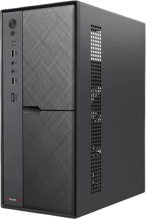 Корпус Accord ACC-1603 черный без БП mATX 1x80mm 2xUSB2.0 audio