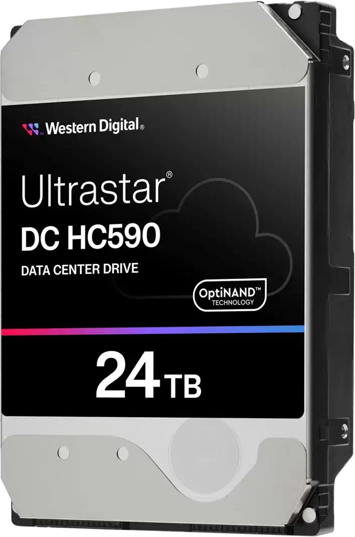 Жесткий диск WD SATA-III 24TB 0F65684 WUH722624ALE6L4 Ultrastar DC HC590 4KN (7200rpm) 512Mb 3.5