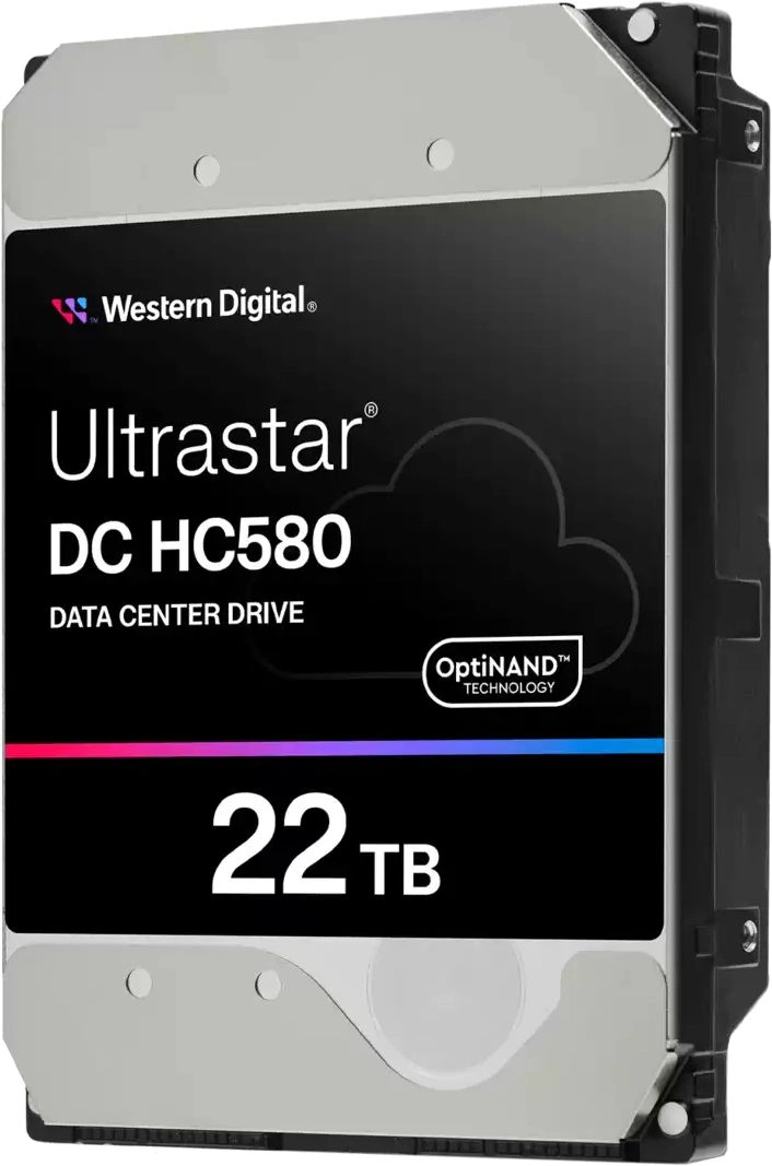 Жесткий диск WD SAS 3.0 22TB 0F62791 WUH722422AL5204 Server Ultrastar DC HC580 (7200rpm) 512Mb 3.5