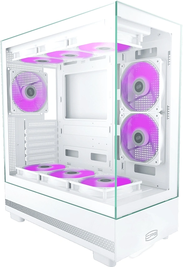 Корпус PcCooler C3Q500 белый без БП ATX 9x120mm 2x140mm 1xUSB3.0 1xUSB3.1 audio bott PSU
