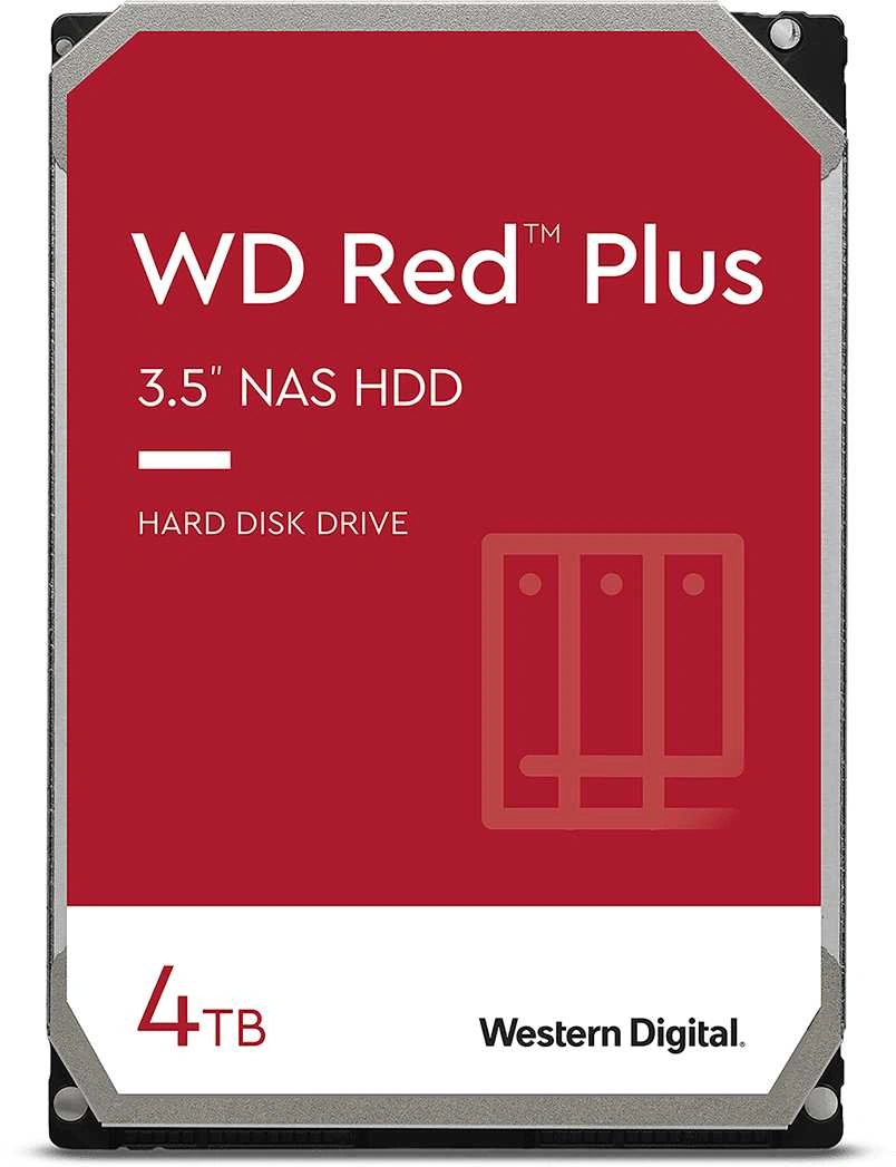 Жесткий диск WD SATA-III 4TB WD40EFZZ NAS Red Plus (5400rpm) 128Mb 3.5