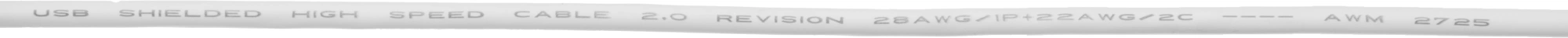 Кабель 2A Square USB (m)-micro USB (m) 0.75м белый