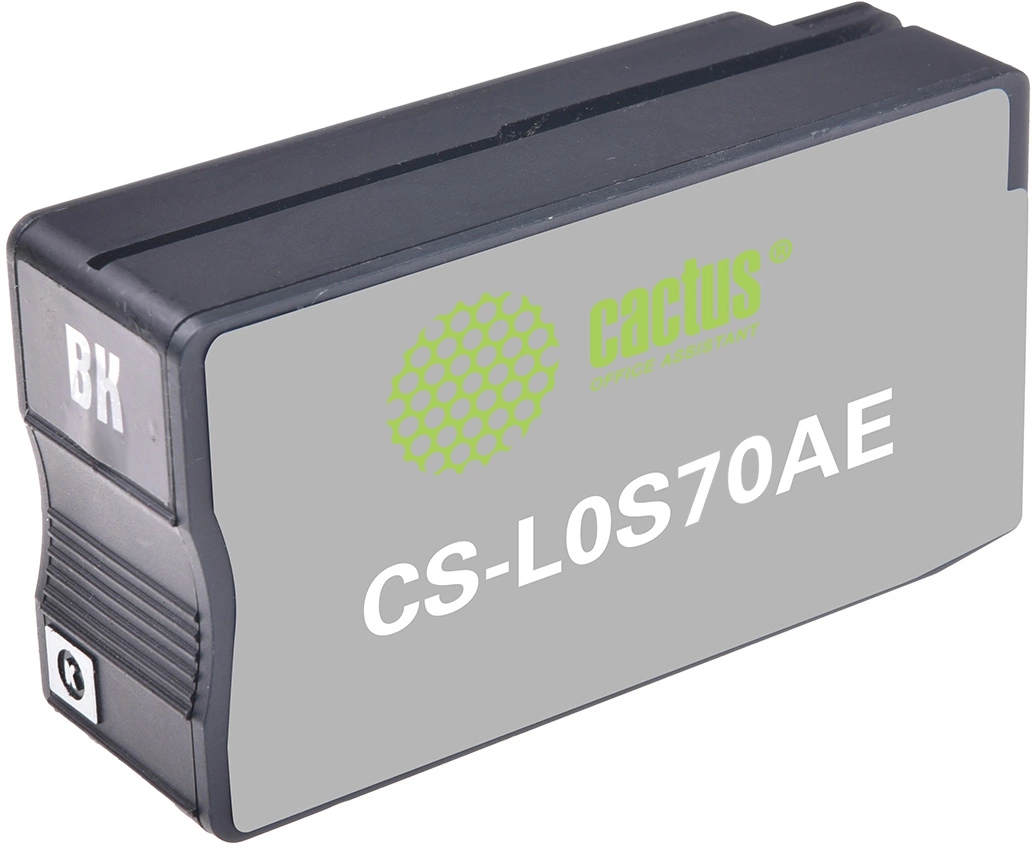 Картридж струйный Cactus CS-L0S70AE №953XL черный (56мл) для HP OJ Pro 7740/8210/8218/8710/8715