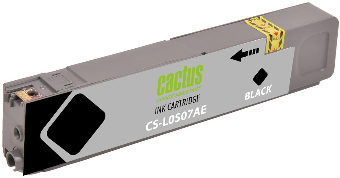 Картридж струйный Cactus CS-L0S07AE 973XL черный (240мл) для HP PageWide Pro 452dw/Pro 477dw