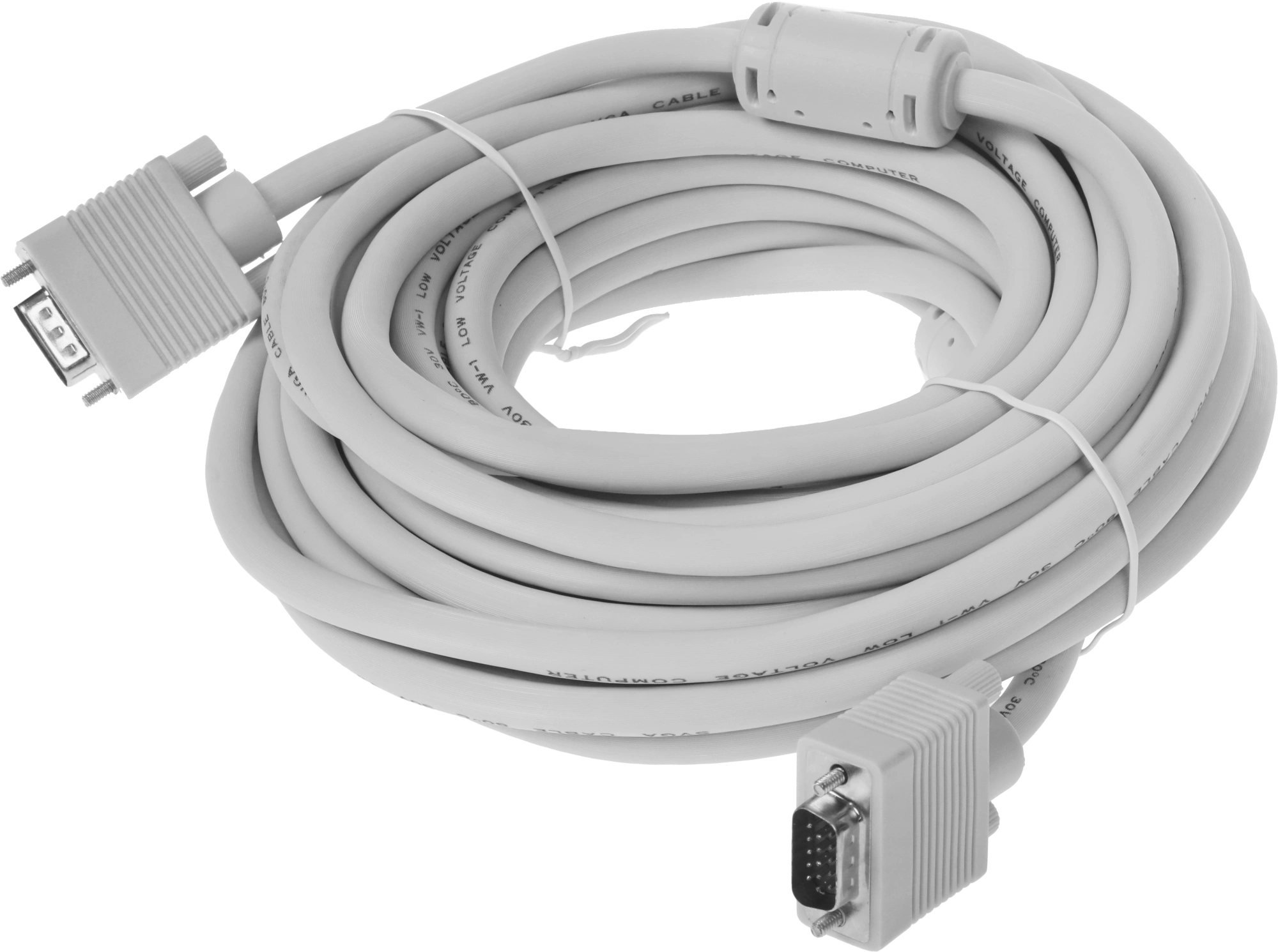 Кабель DB15 (m) DB15 (m) 10м (CABLE10) феррит.кольца