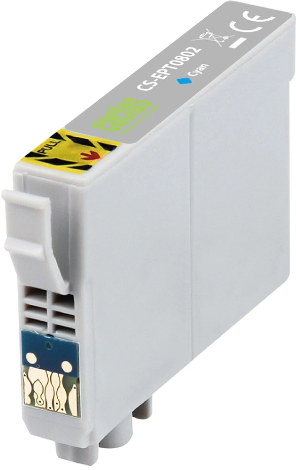 Картридж струйный Cactus CS-EPT0802 T0802 голубой (11.4мл) для Epson Stylus PhotoP50/PX650/PX660/PX700/PX700W/PX710/PX710W/PX720/PX720WD/PX800/PX800FW/PX810/PX810FW/PX820/PX820FWD/R265/R285/R360/RX560/RX585/RX685