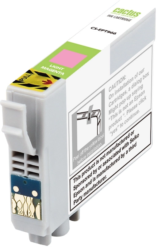 Картридж струйный Cactus CS-EPT966 T0966 светло-пурпурный (13мл) для Epson Stylus Photo R2880