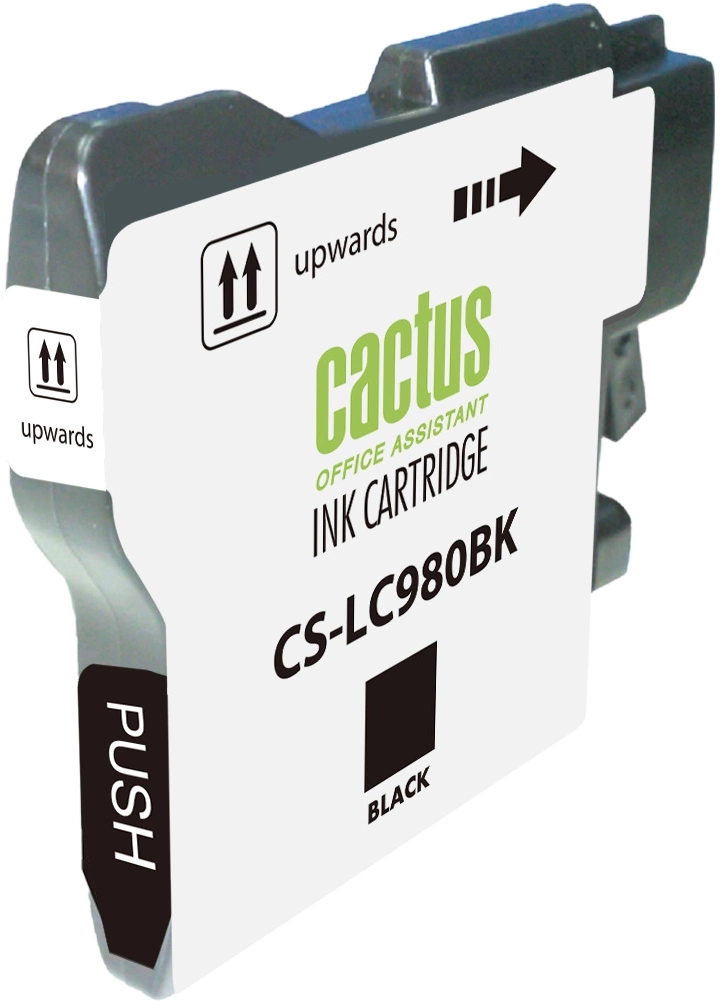 Картридж струйный Cactus CS-LC980BK черный (16мл) для Brother DCP-145C/165C/MFC-250C/290C