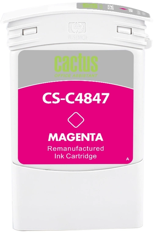Картридж струйный Cactus CS-C4847 №80 пурпурный (400мл) для HP DJ 1050C/1055CM/1000
