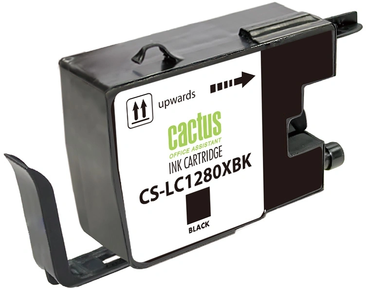 Картридж струйный Cactus CS-LC1280XBK черный (62мл) для Brother MFC-J6510/6910DW