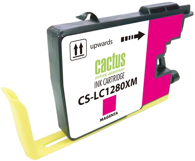 Картридж струйный Cactus CS-LC1280XM пурпурный (16.6мл) для Brother MFC-J6510/6910DW