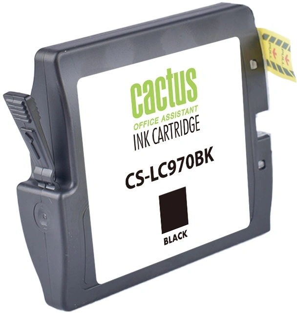 Картридж струйный Cactus CS-LC970BK черный (22.6мл) для Brother DCP-135C/150C/MFC-235C/260C
