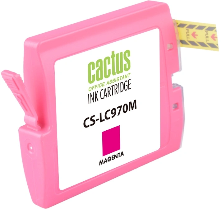 Картридж струйный Cactus CS-LC970M пурпурный (20мл) для Brother MFC-260c/235c/DCP-150c/135c