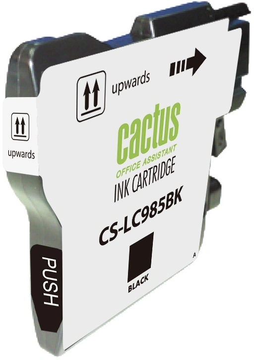Картридж струйный Cactus CS-LC985BK черный (15мл) для Brother DCPJ315W/DCPJ515W/MFCJ265W