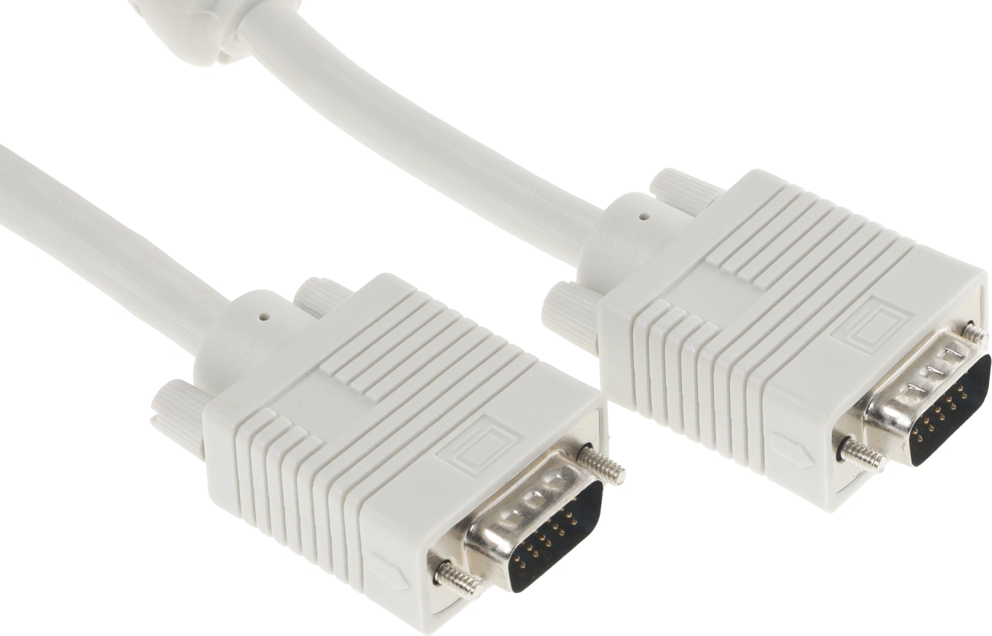 Кабель Buro CAB016S-5M VGA (m) VGA (m) 5м феррит.кольца серый