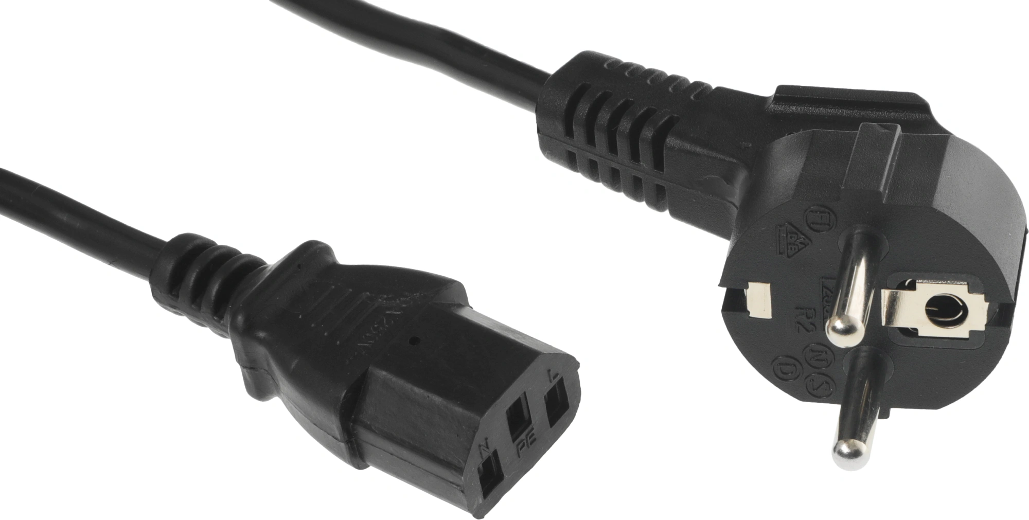 Кабель Buro AN23-1000-5 IEC C13 Евровилка 5м черный