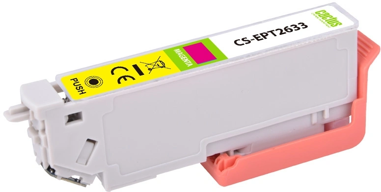 Картридж струйный Cactus CS-EPT2633 26XL пурпурный (12.4мл) для Epson Expression Home XP-600/605/700/800