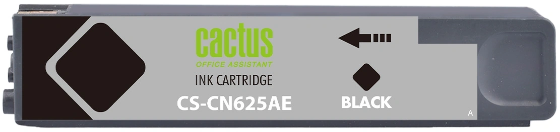 Картридж струйный Cactus CS-CN625AE №970XL черный пигментный (256мл) для HP DJ Pro X476dw/X576dw/X451dw